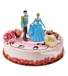 Kit Décor Gâteau  CENDRILLON et son PRINCE