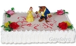 Kit Décor gâteau  LA  BELLE  &  LA  BÊTE