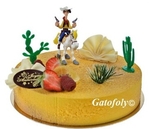 Kit Décor gâteau  LUCKY  LUKE